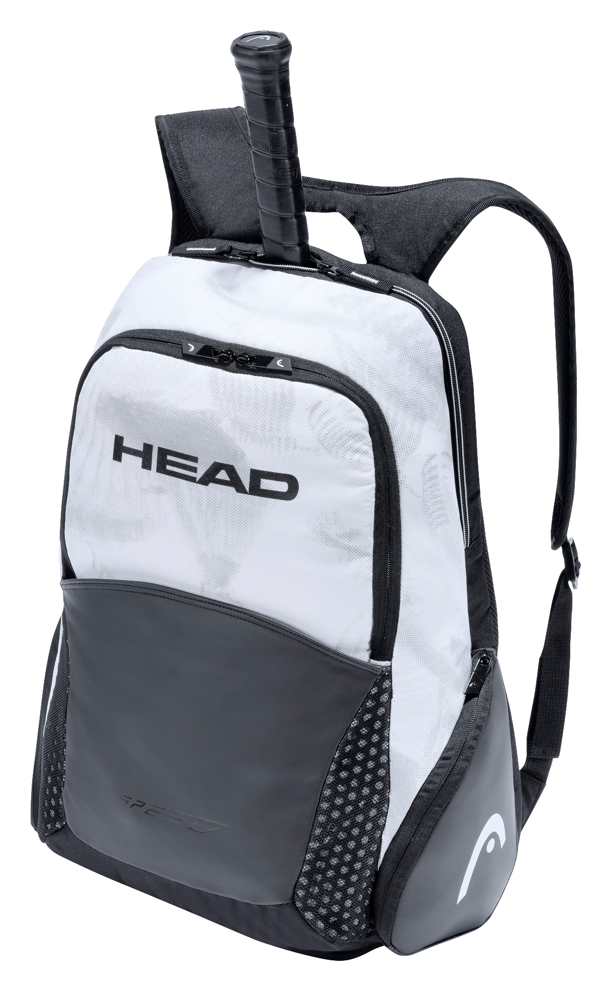 HEAD Djokovic Tennis Backpack (Black/White)