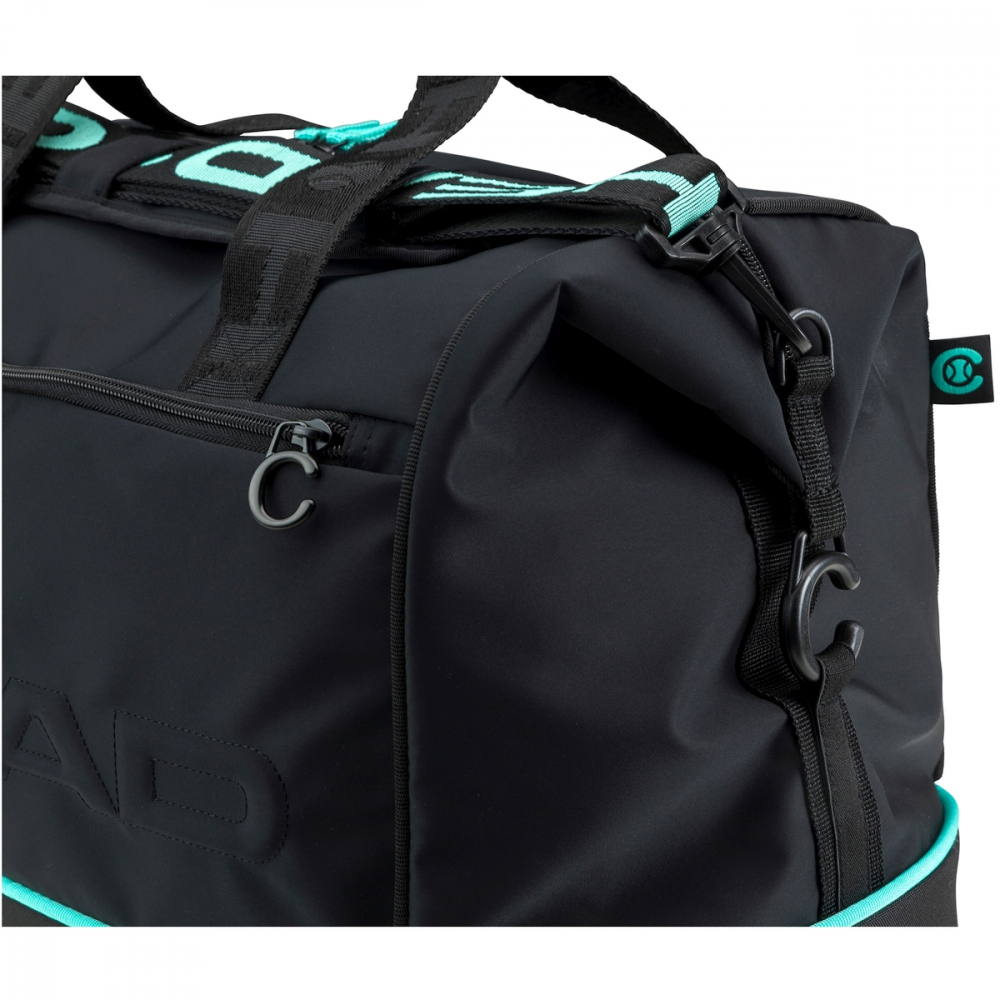 Head Coco Tennis Court Bag (Black/Mint)