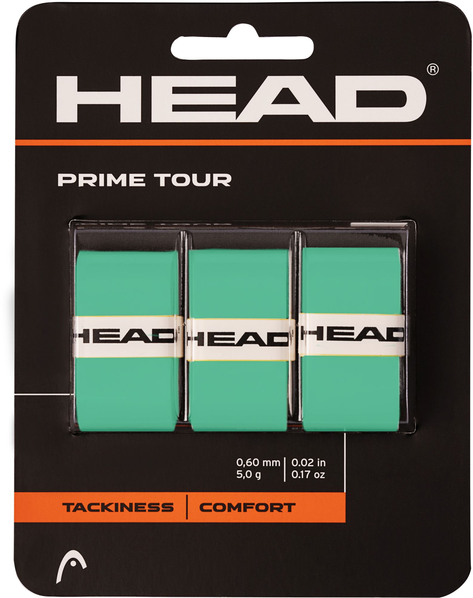285621-MI Head Prime Tour Tennis Racquet Overgrip 3 Pack (Mint)