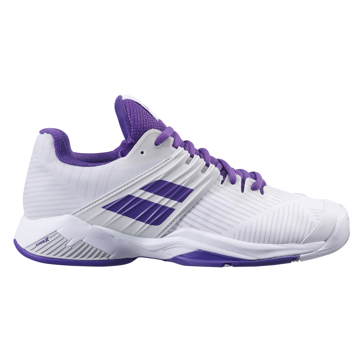 31F21477-1046 Babolat Women's Propulse Fury All Court Tennis Shoes (White/Purple)