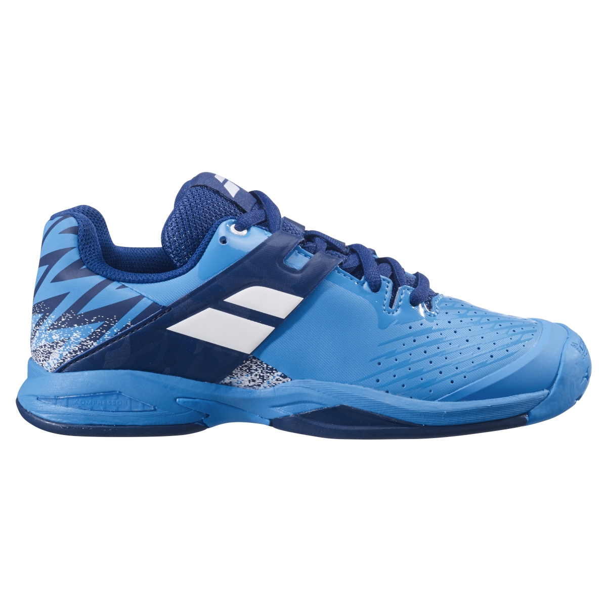 33S21478-4086 Babolat Junior Propulse All Court Tennis Shoe (Drive Blue)