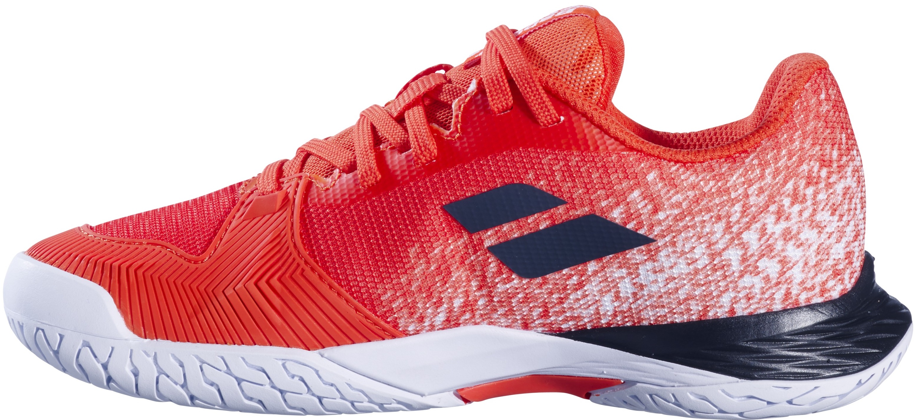Babolat Junior Jet Mach 3 All Court Tennis Shoes (Strike Red/White)