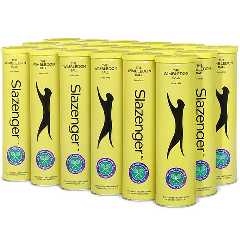 340973-CASE Slazenger Wimbledon Tennis Balls – Case (72 Balls)