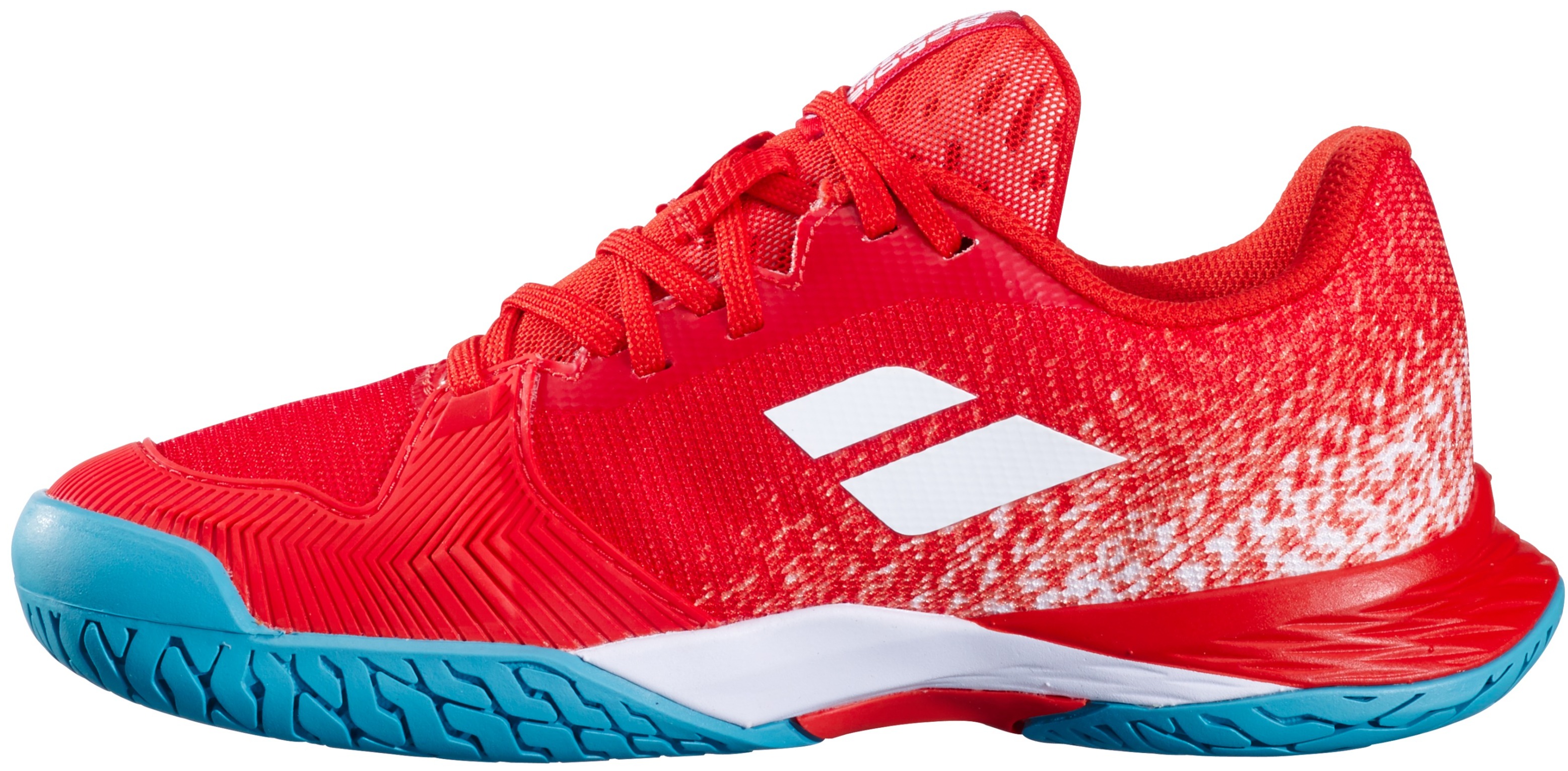 Babolat Junior Jet Mach 3 All Court Tennis Shoes (Fiesta Red)
