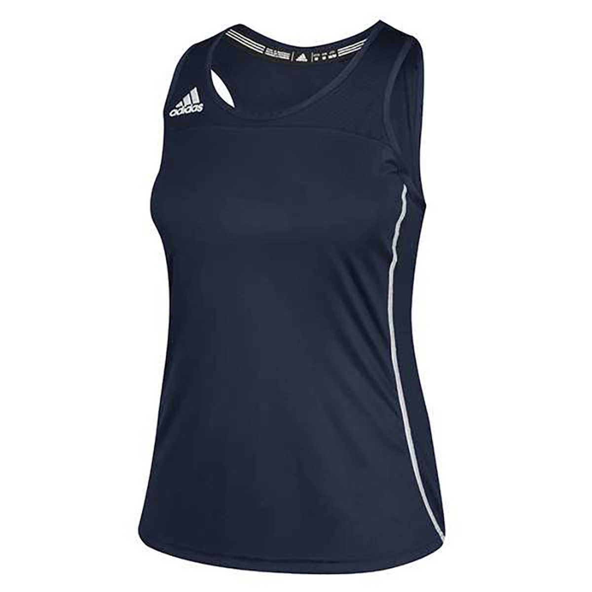 4740-COW Adidas Women's Utility Tennis Tank Top (Navy/White)