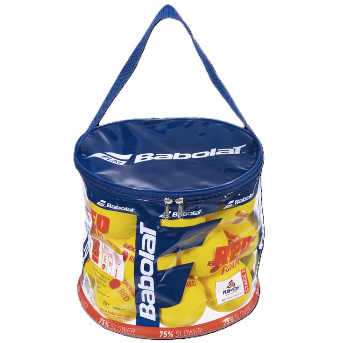 Babolat Kids Red Foam Tennis Ball (24 Pack)