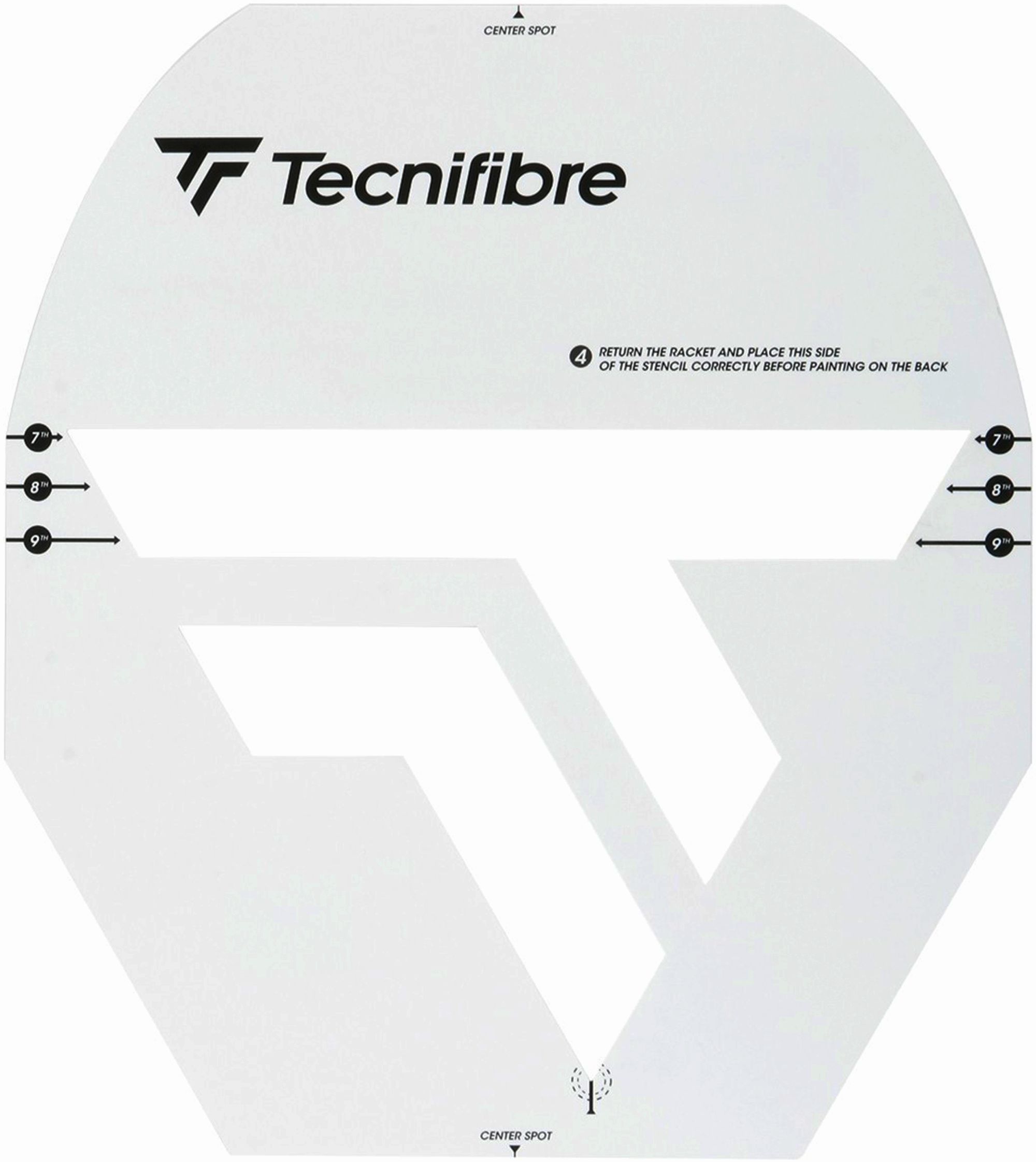 54POCHTF20 Tecnifibre TF Logo Tennis Stencil