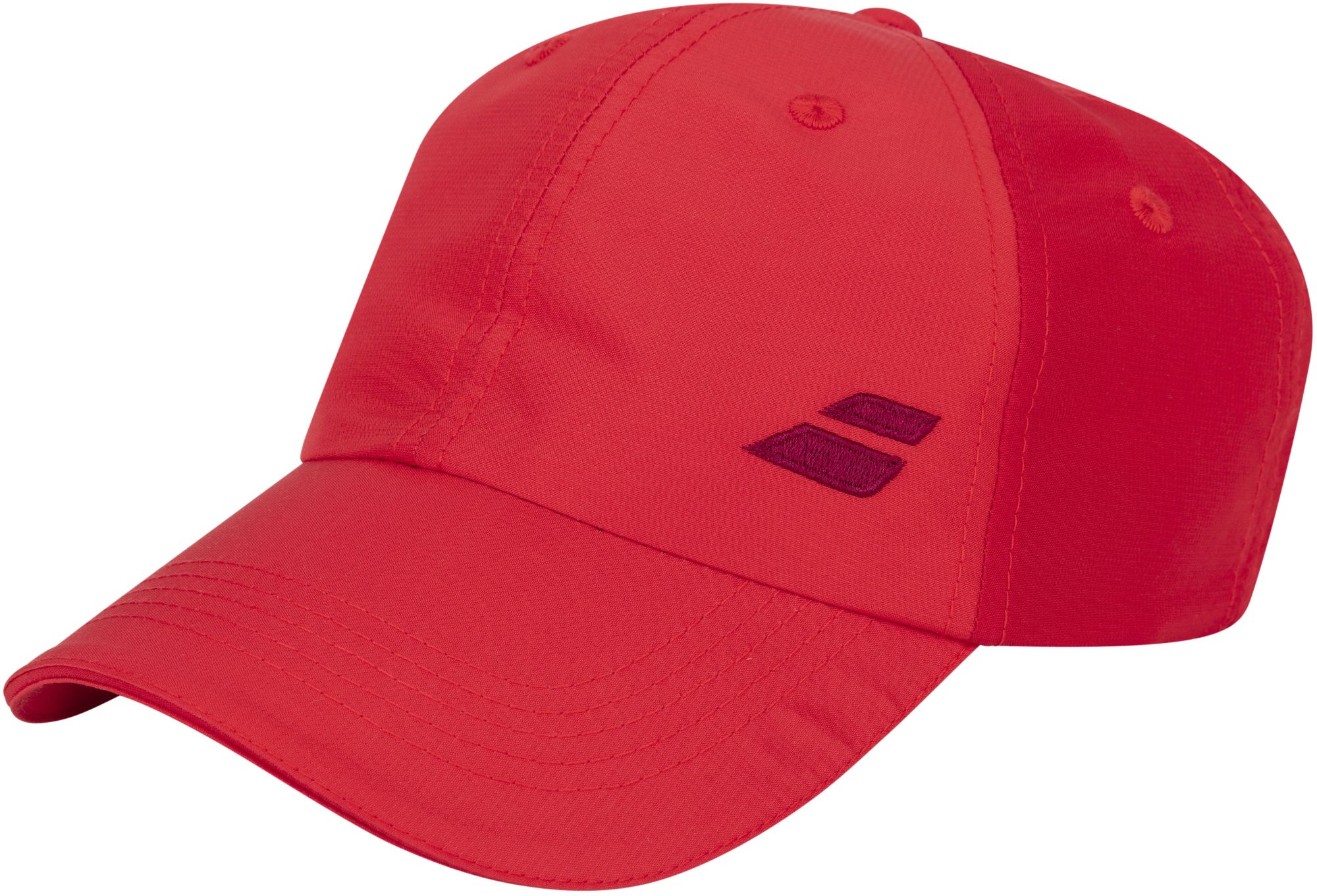 5UA1221-5027 Babolat Basic Logo Tennis Hat (Tomato Red)