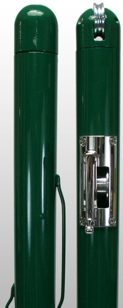 63050 Douglas Premier Round 3 Inch OD Internal Wind Tennis Post (Green)