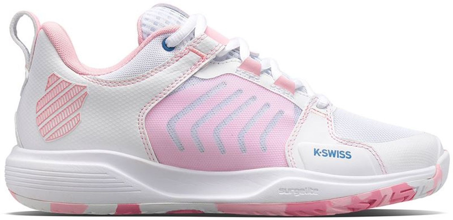97395-922 K-Swiss Women's Ultrashot Team Tennis Shoes (White/Orchid Pink/Star Sapphire)