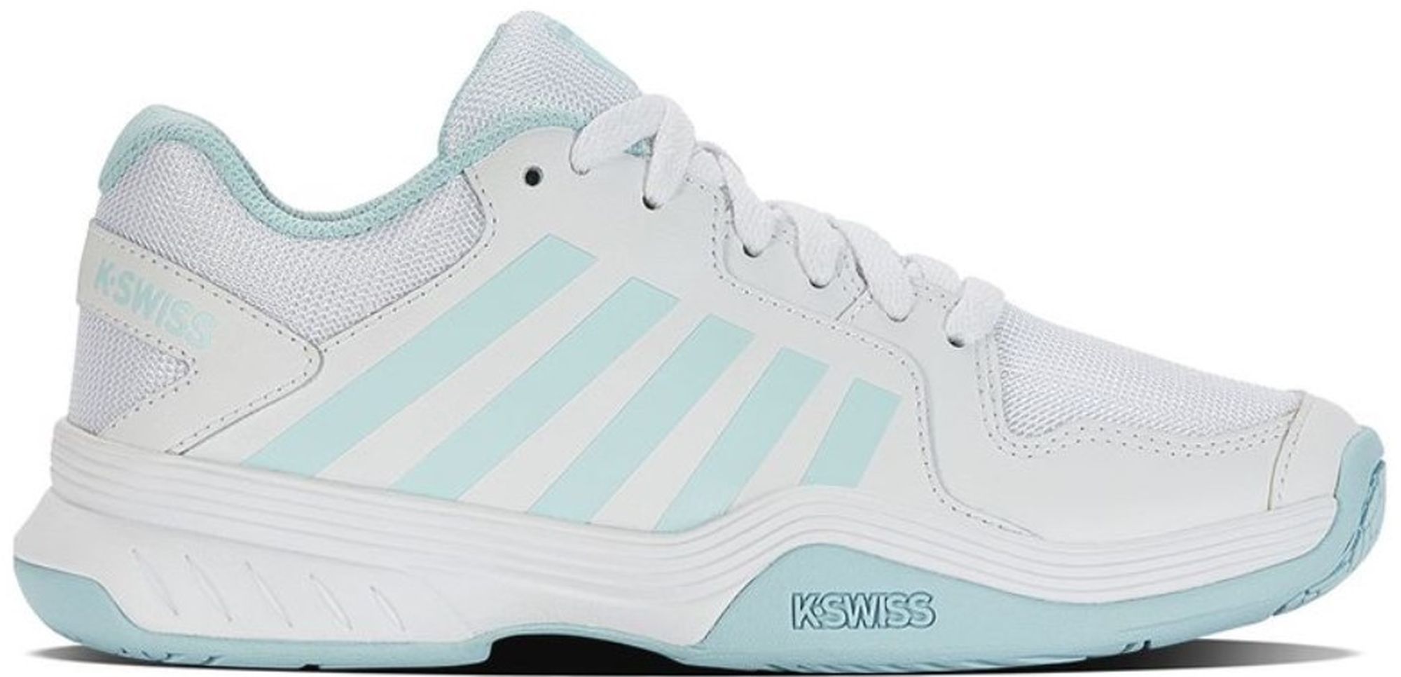 98552-175 K-Swiss Women's Court Express Pickleball Shoes (White/Blue Glow)