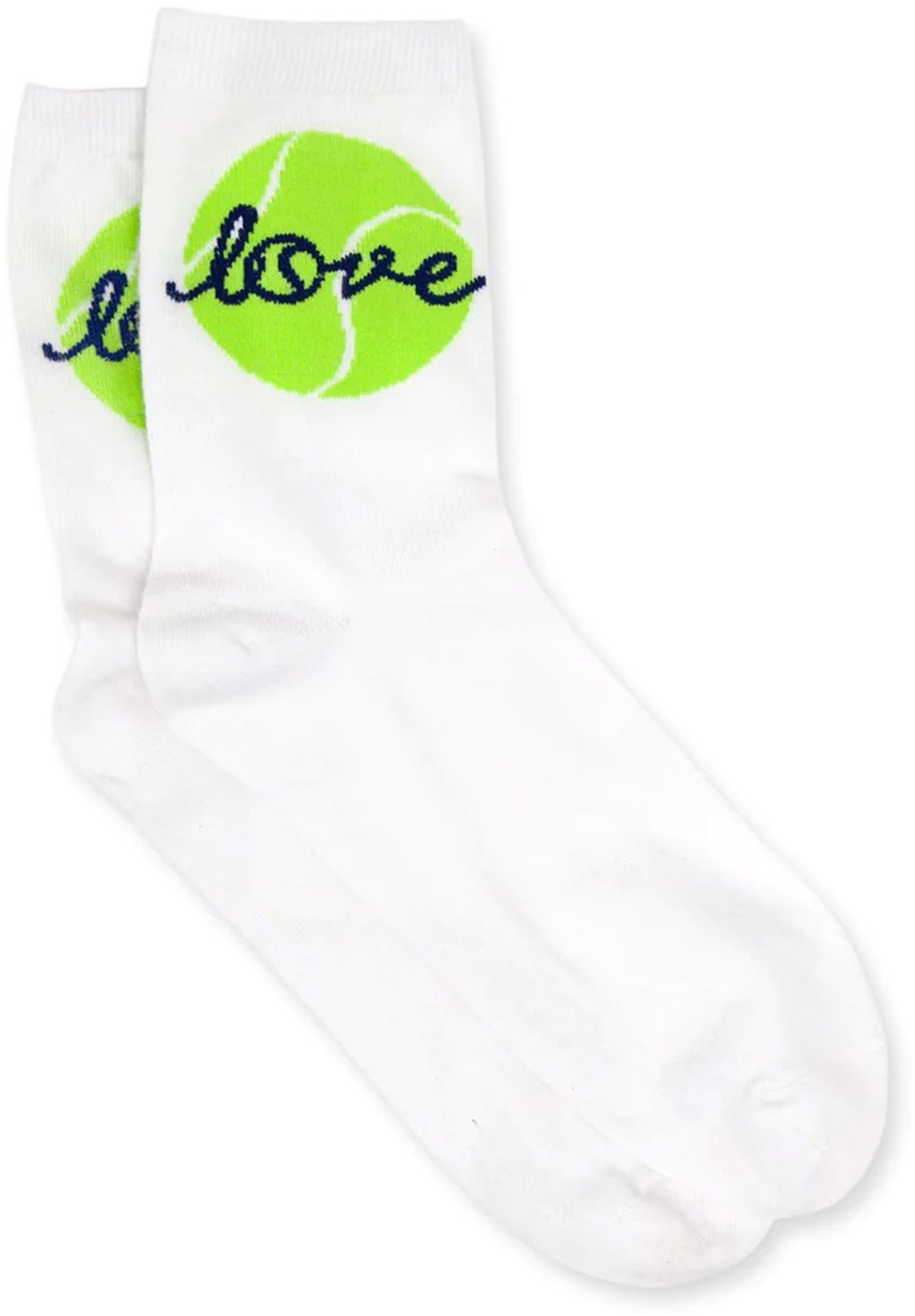 ACS295 Ame & Lulu Tennis Crew Socks (Green Ace)
