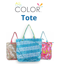 All For Color Womens Tennis Tote Bag 