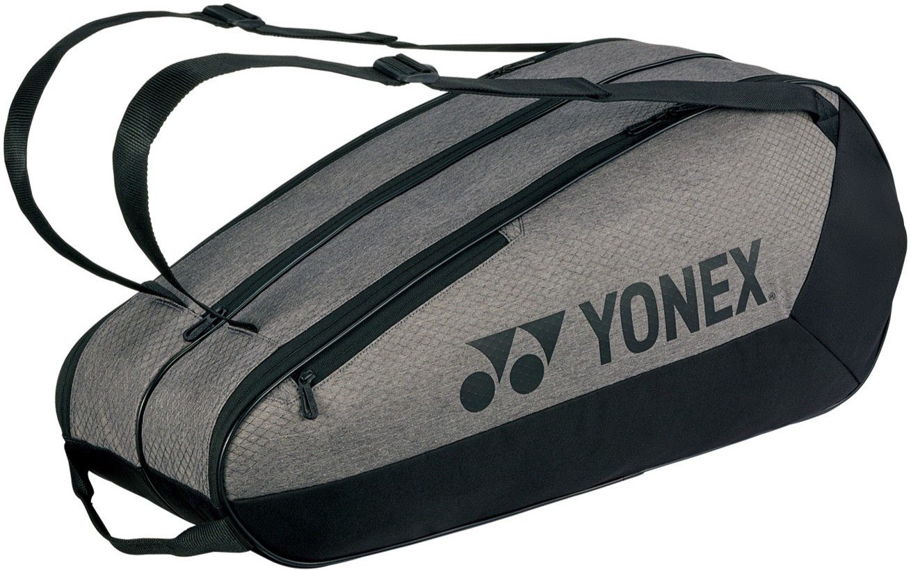 BAG42526GBK Yonex Team 6 Racquet Tennis Bag (Grey/Black)