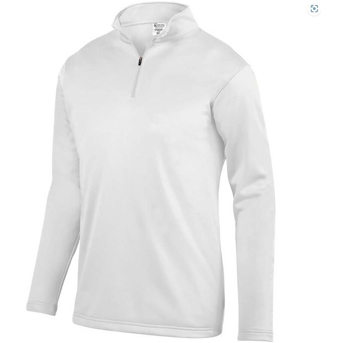 CGA351-WHT Augusta Men's Sportswear Wicking Fleece 1/4 Zip Pullover (White)