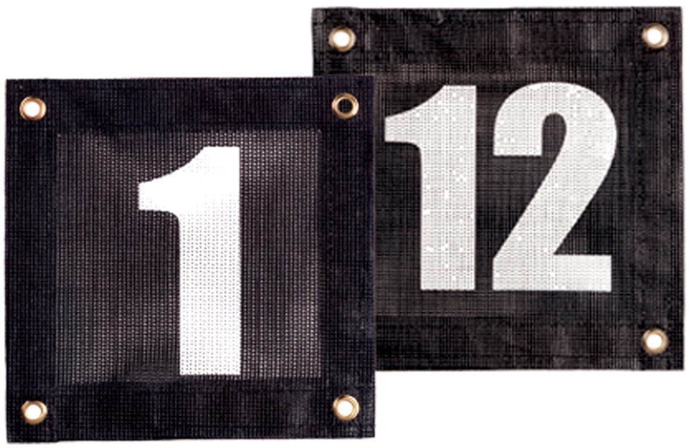 Tourna Pickleball Court Numbers (124)