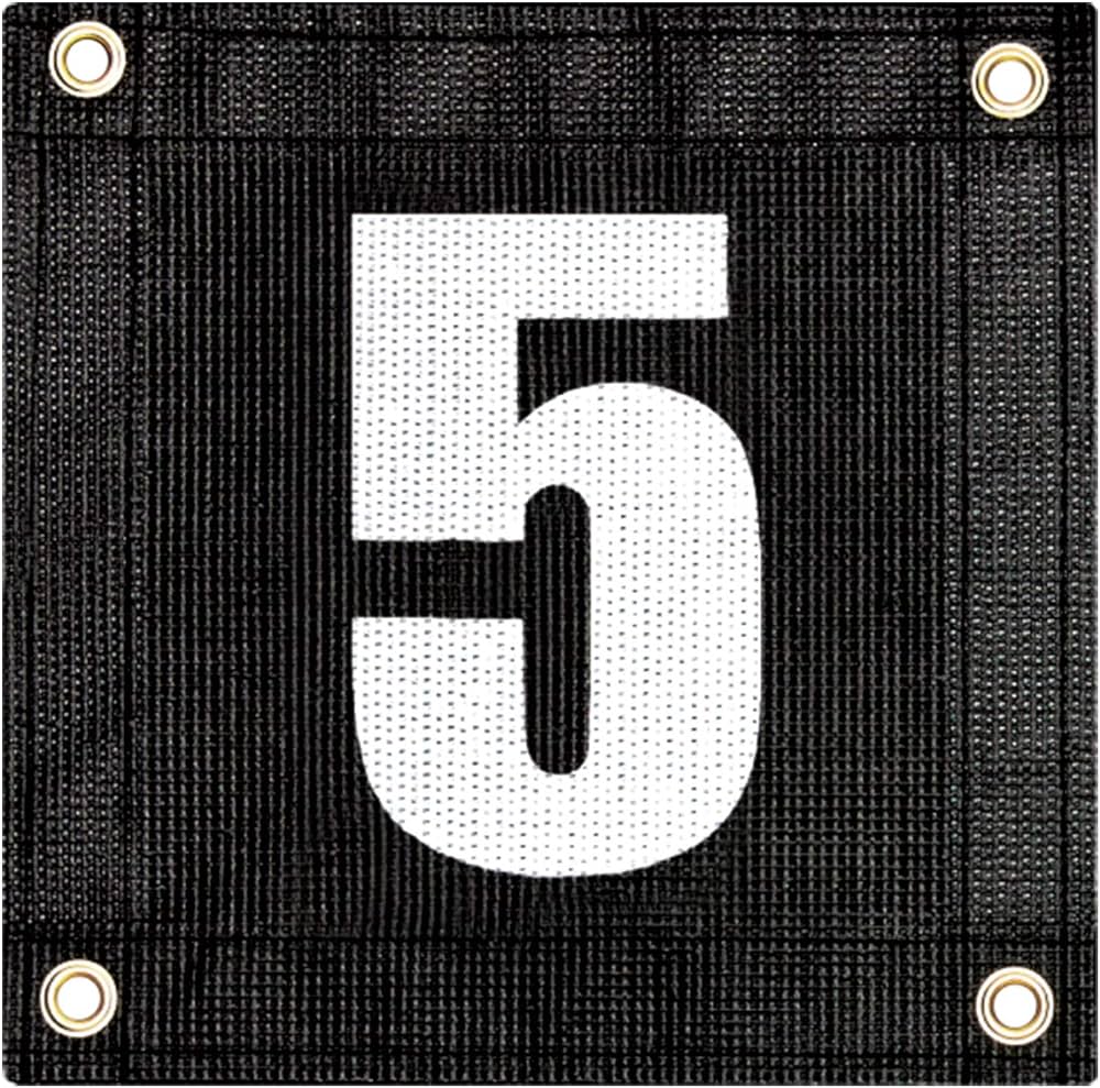 Tourna Pickleball Court Numbers (124)