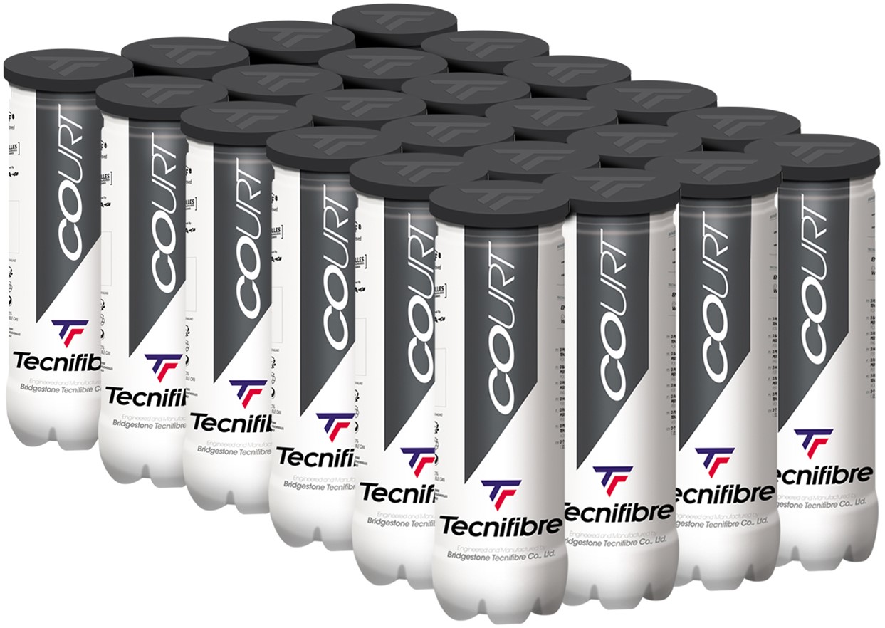 COURT-CS Tecnifibre Court Tennis Balls (Case of 72)