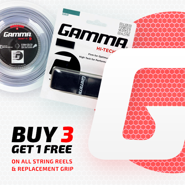 SALE! B3G1 Gamma String Reels and Replacement Grip at