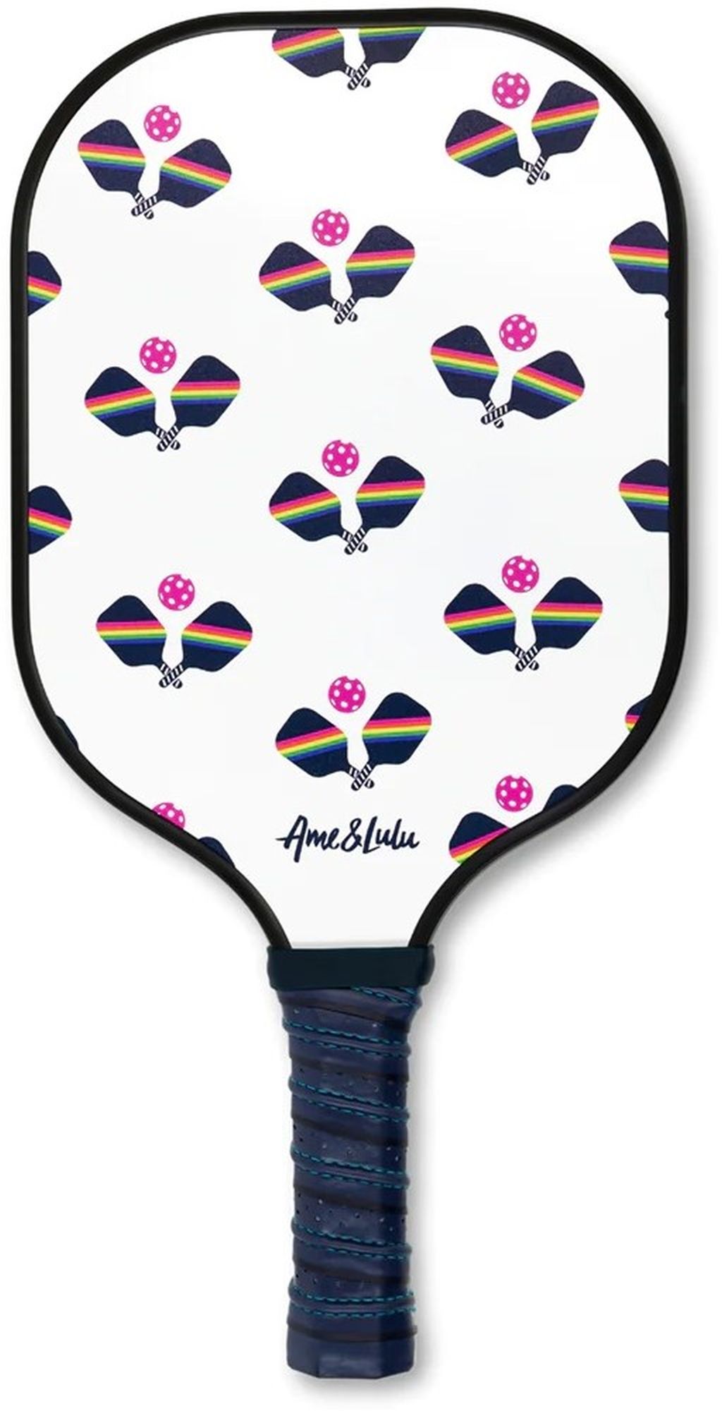 DSPA271 Ame & Lulu Drop Shot Pickleball Paddle (Rainbow Paddles)
