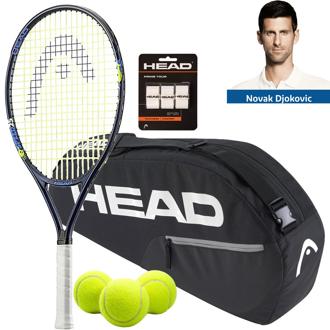 Djokovic-ProPlayer-JrRecreation-BNDL Novak Djokovic Pro Player Junior Beginner Bundle a