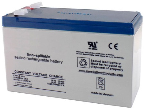 E882 Lobster Small Battery for Ball Machines (Elite Freedom, Elite Liberty, the Pickle)