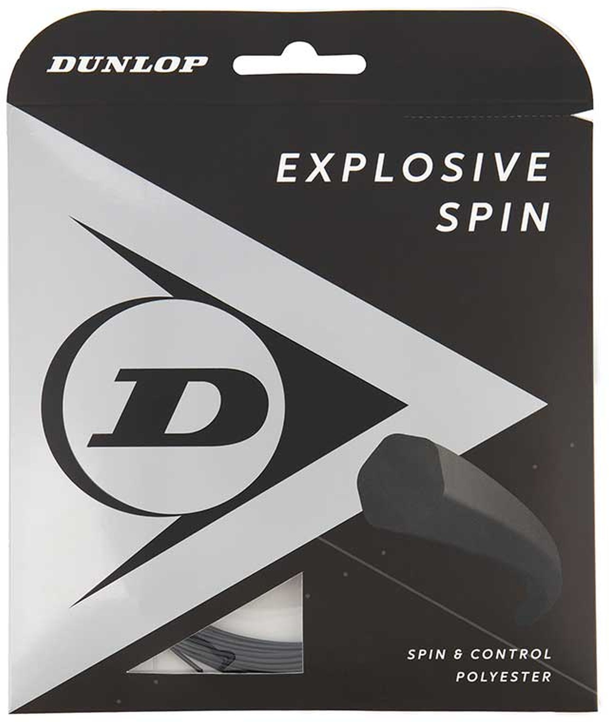 EXSS17-BLK Dunlop Explosive Spin Black 17g Tennis String (Set)