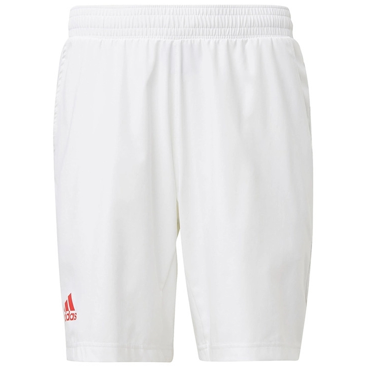FR4319 Adidas Men's Ergo Tennis Shorts Engineered (White/Scarlet)