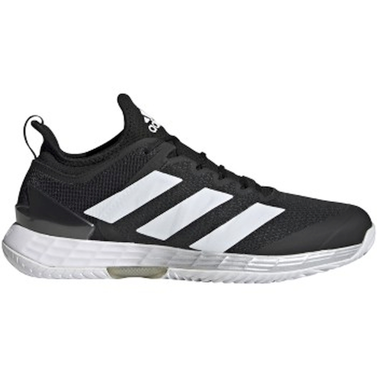 Adidas Men's Adizero Ubersonic 4 Tennis Shoes (Core Black/Flat White ...
