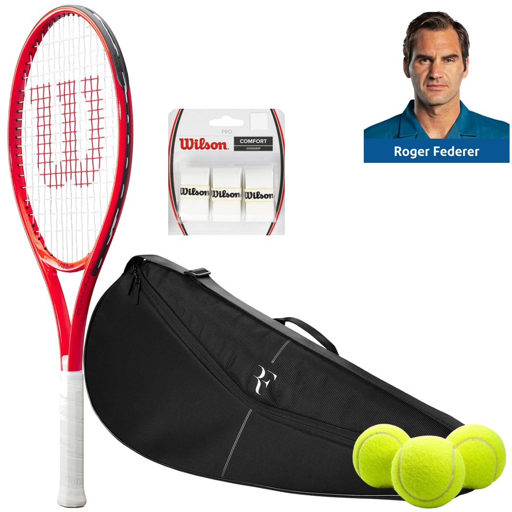 Federer-ProPlayer-JrRecreation-BNDL Roger Federer Pro Player Junior Beginner Bundle a