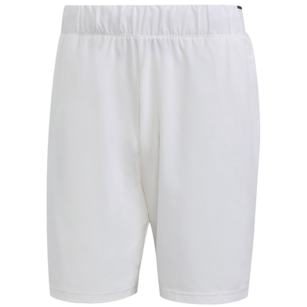 GH7222 Adidas Men's Club Stretch Woven Tennis Shorts 7 Inch (White)