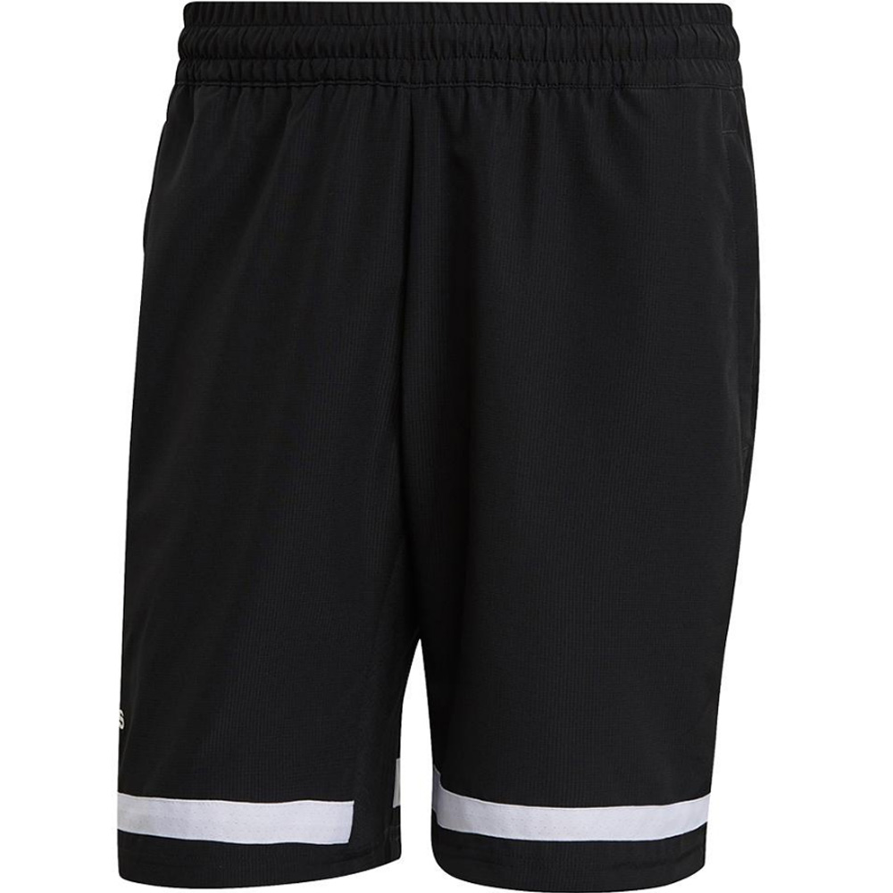 GL5400 adidas Men's Club Tennis Shorts 9 Inch (Black) - Front