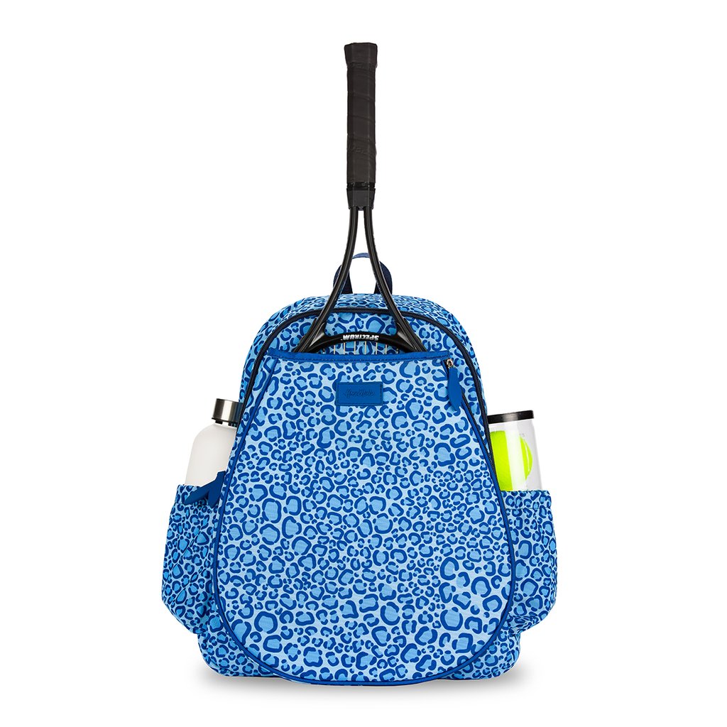 GTBP216 Ame & Lulu Game On Tennis Backpack (Blue Leopard)