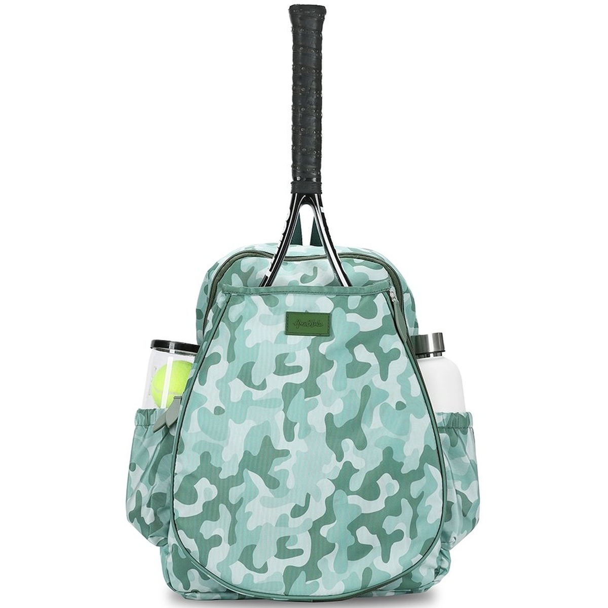 GTBP235 Ame & Lulu Game On Tennis Backpack (Olive Camo)