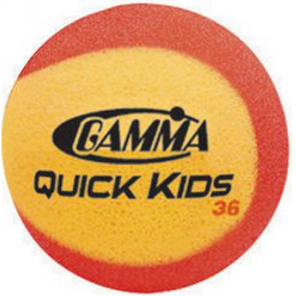 Gamma Quick Kids 36 Red Foam Tennis Balls (60 Ball Bag)