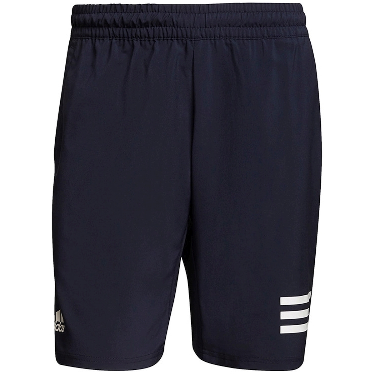adidas Men's Club 9 inch 3 Stripe Tennis Shorts (Legend Ink/White)