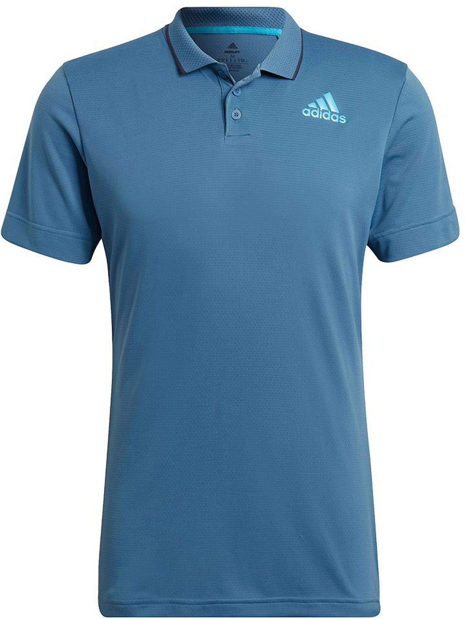  HB9137 Adidas Men's Freelift Primeblue Tennis Polo (Blue)