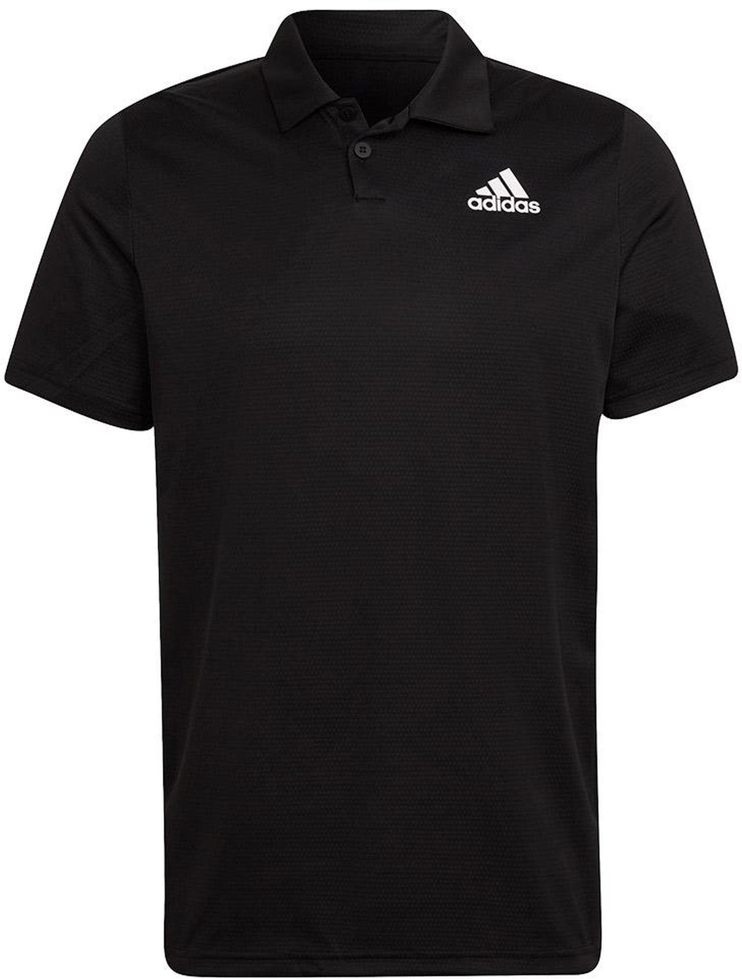 HC2716 Adidas Men's Heat.RDY Tennis Polo (Black)