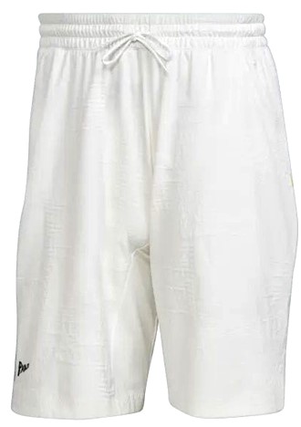 HN4856 Adidas Men's London Knit Ergo Tennis Shorts 9 Inch (White)