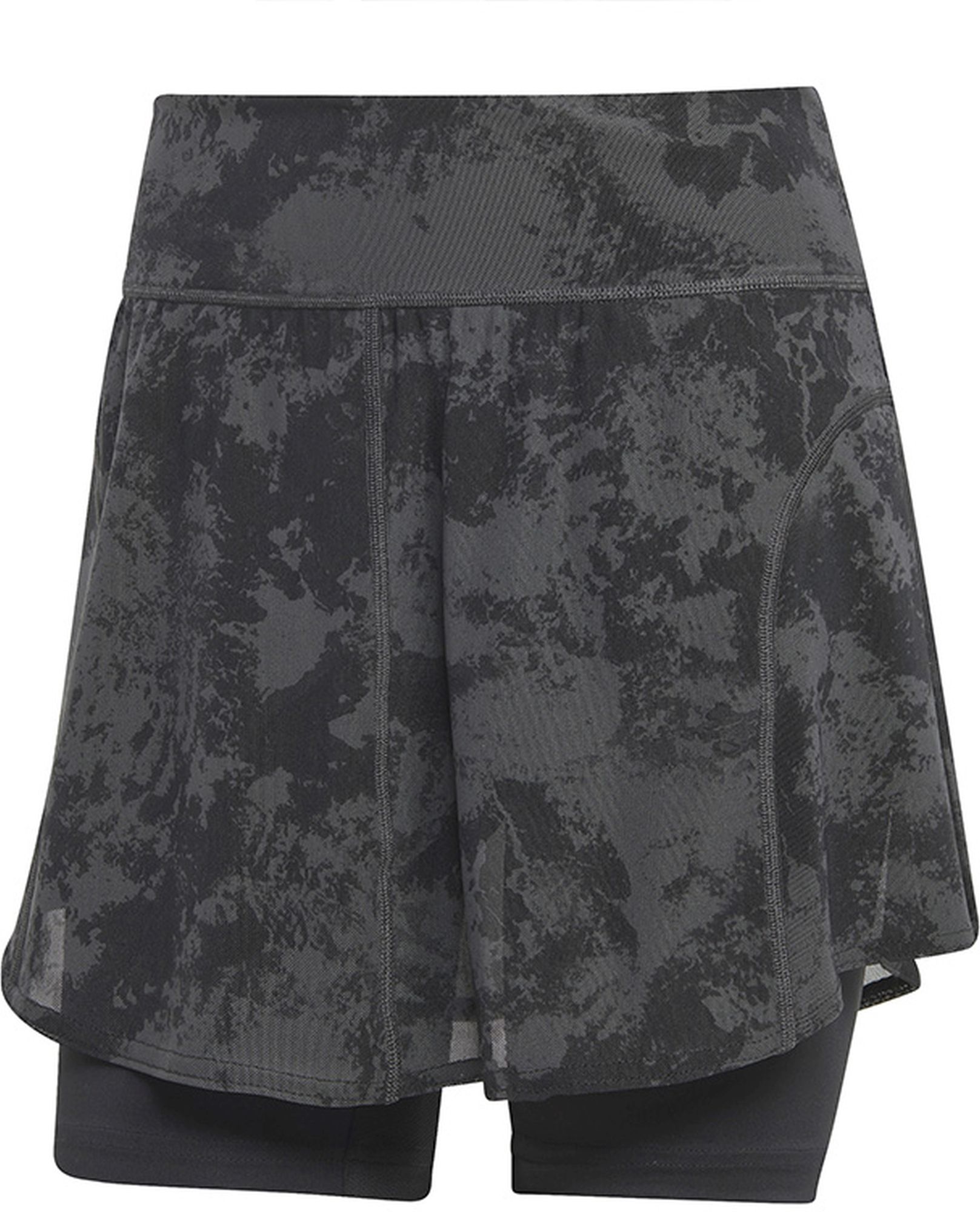 HZ8723 Adidas Women's Paris Match Tennis Skirt (Carbon)