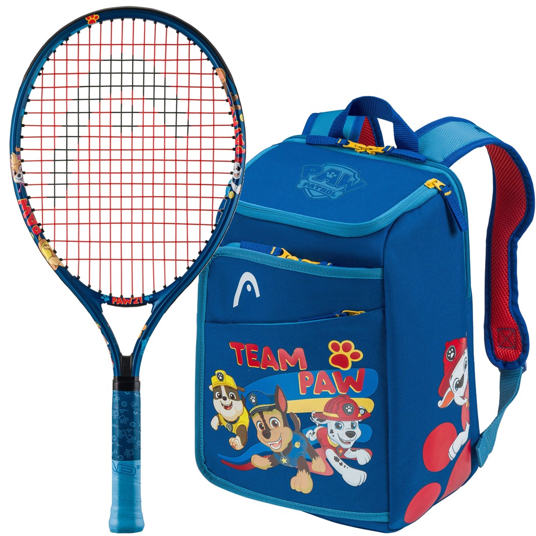 Head Paw Patrol Junior Tennis Bundle (Blue) - 1 Racquet & 1 Backpack