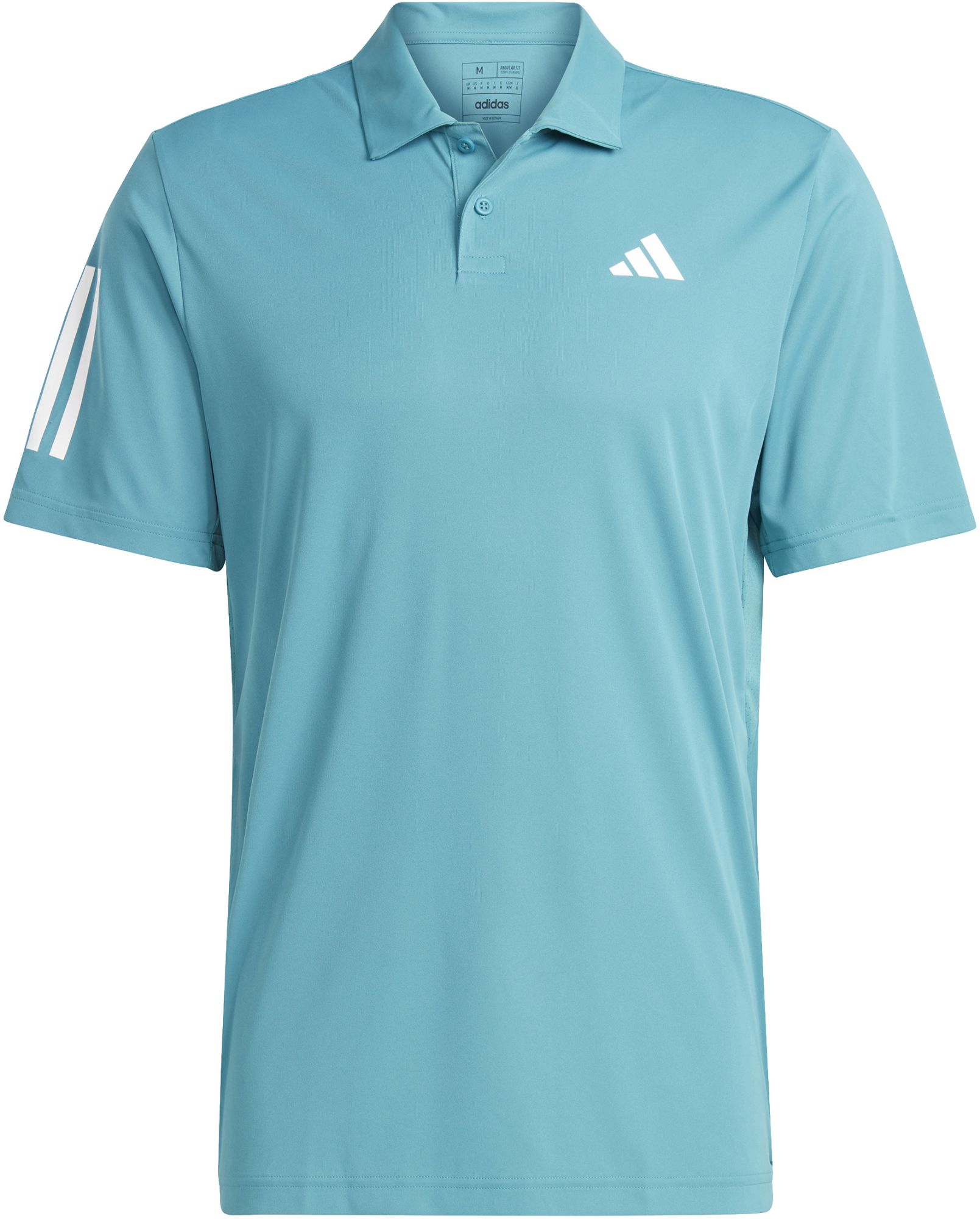 IA9509 Adidas Men's Club 3 Stripe Tennis Polo (Arctic Fusion)