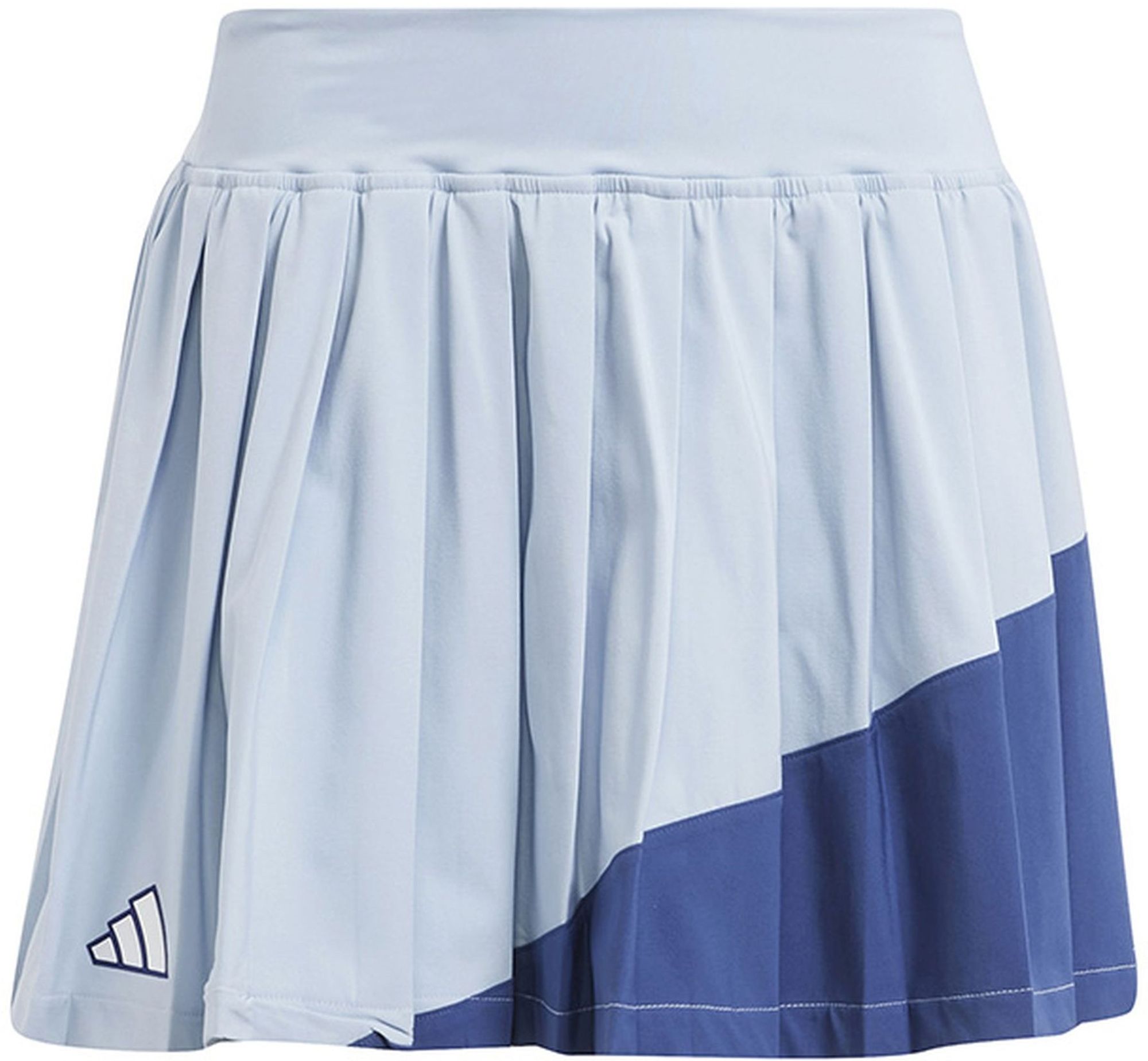 II8051 Adidas Women's Clubhouse Pleated Tennis Skirt (Blue)