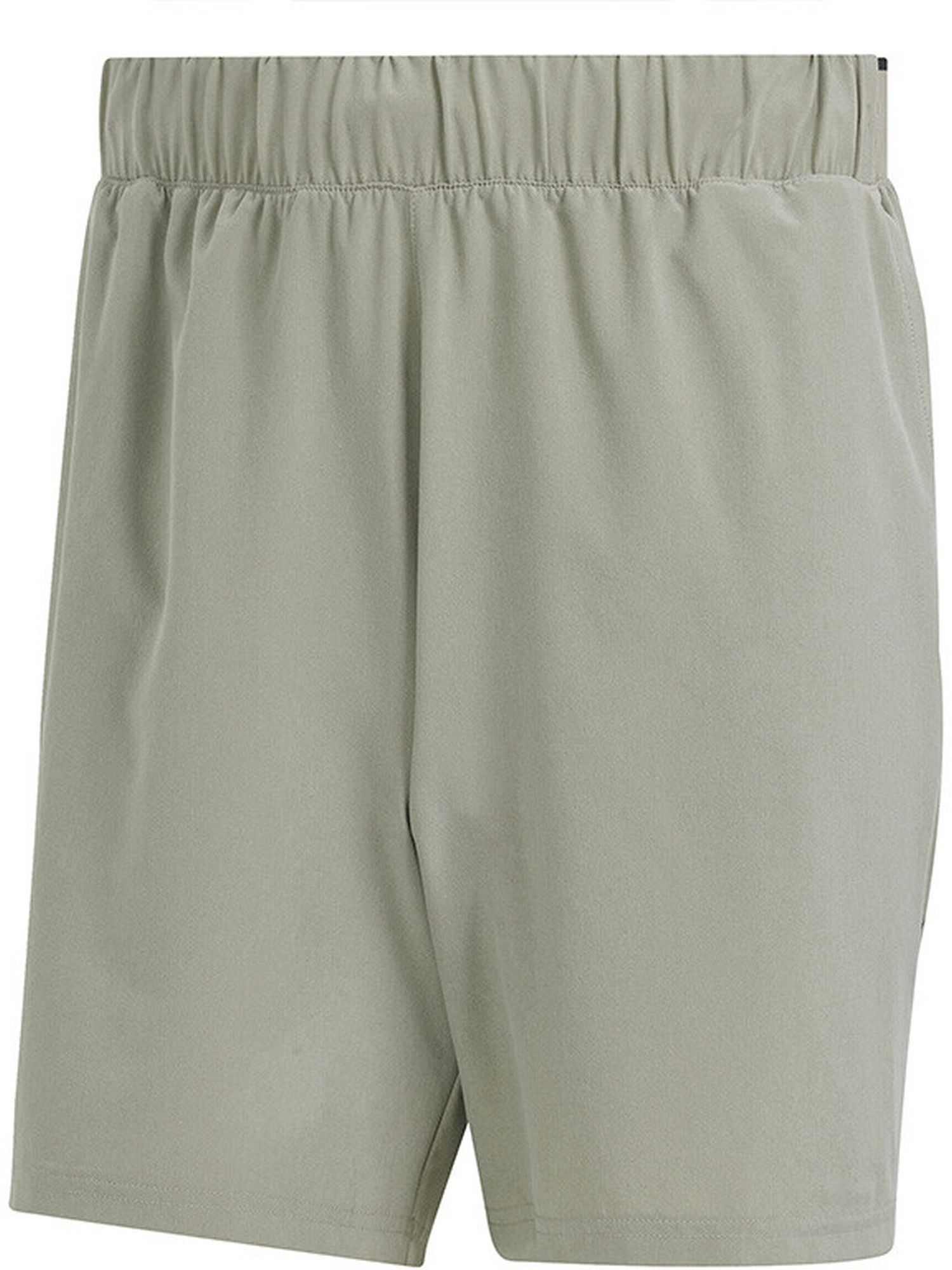 IP1896 Adidas Men's Club Stretch Woven Tennis Shorts 7 Inch (Silver Pebble)