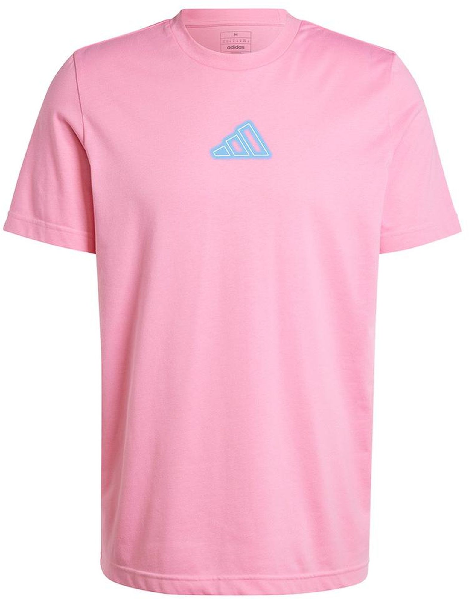 IS2397 Adidas Men's Play Graphic Tennis Tee (Bliss Pink)