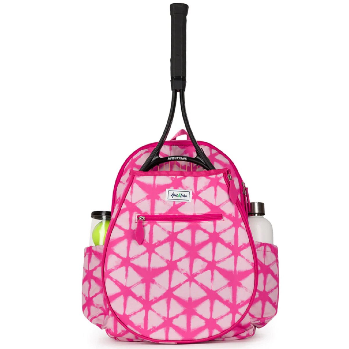 JLTBP261 Ame & Lulu Junior Love Tennis Backpack (Bubblegum Shibori) - Front