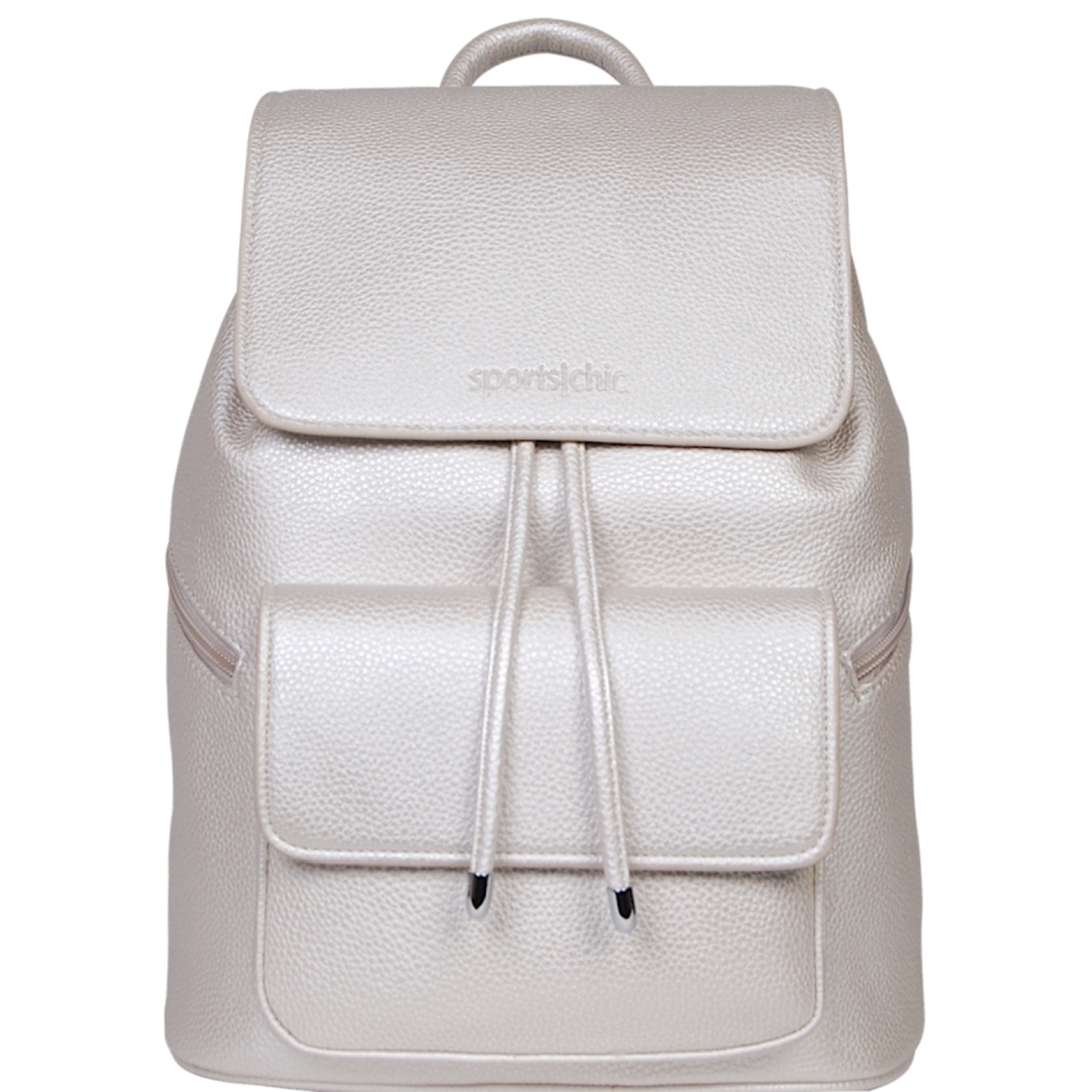 MIDI-T - SportsChic Women's Vegan Midi Backpack (Titanium)