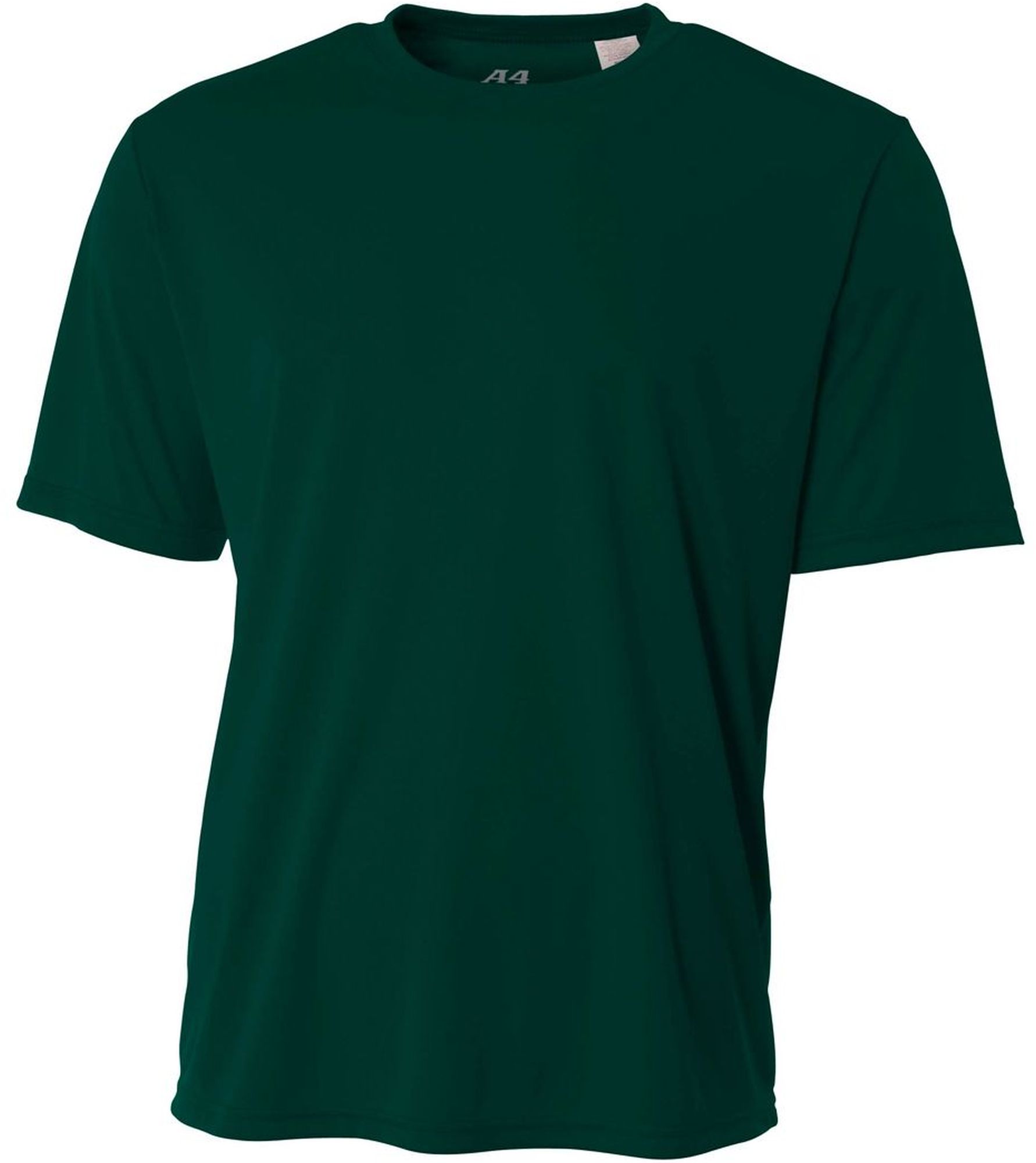N3142-FOR A4 Men's Performance Crew Shirt (Forest)