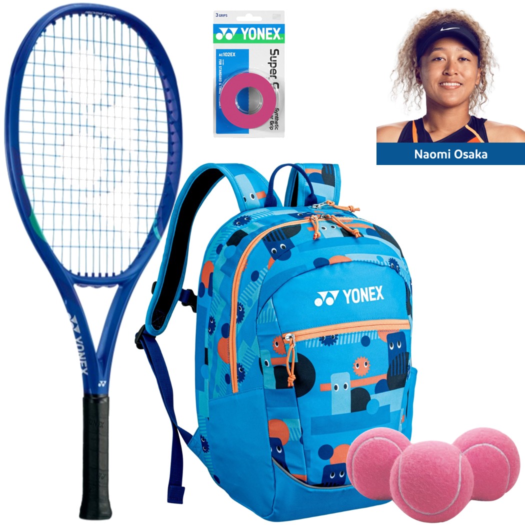 Osaka-ProPlayer-JrRecreation-BNDL Naomi Osaka Pro Player Junior Beginner Bundle a