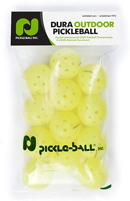 Pickle-Ball Dura Fast 40 Yellow Outdoor Pickleball Balls (12 Pack)